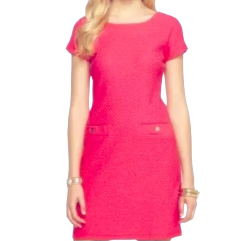 Lilly Pulitzer Textured Waffle Knit Pink Dress